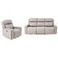 Blue River Claude 2-Piece Power Reclining Sofa Set in Light Grey, , large
