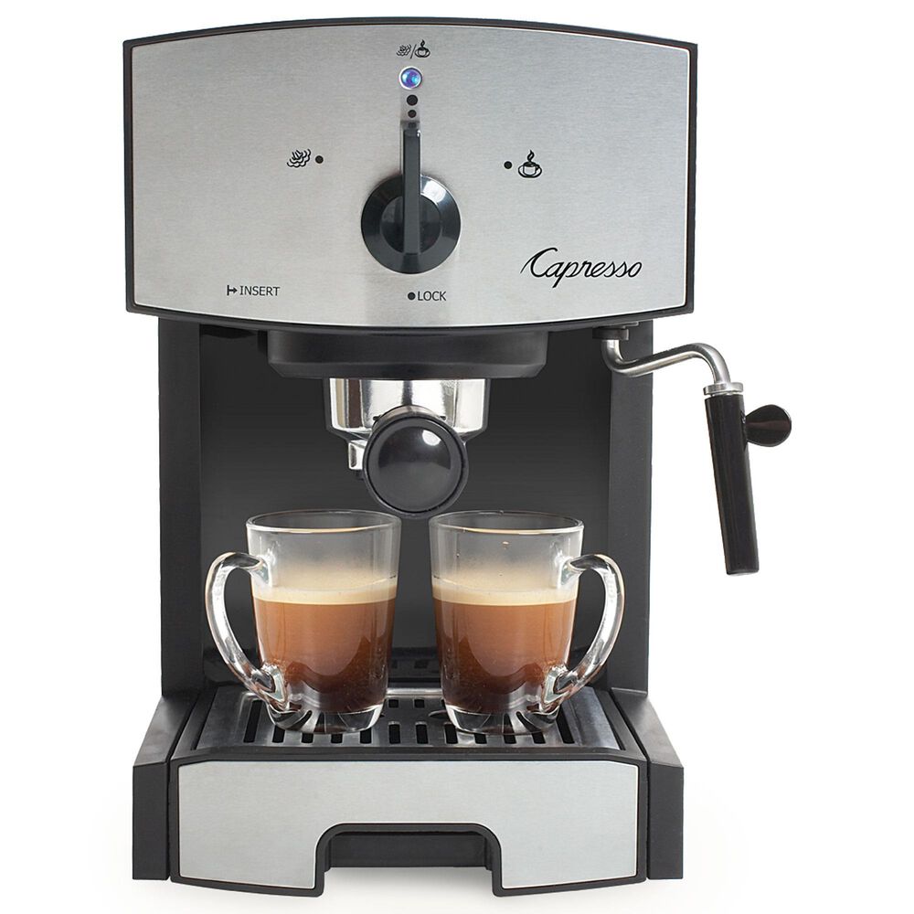 Jura 42 Oz EC50 Pump Espresso and Cappuccino Machine in Stainless Steel, , large