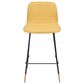 Zuo Modern Var Counter Stool in Yellow and Black, , large