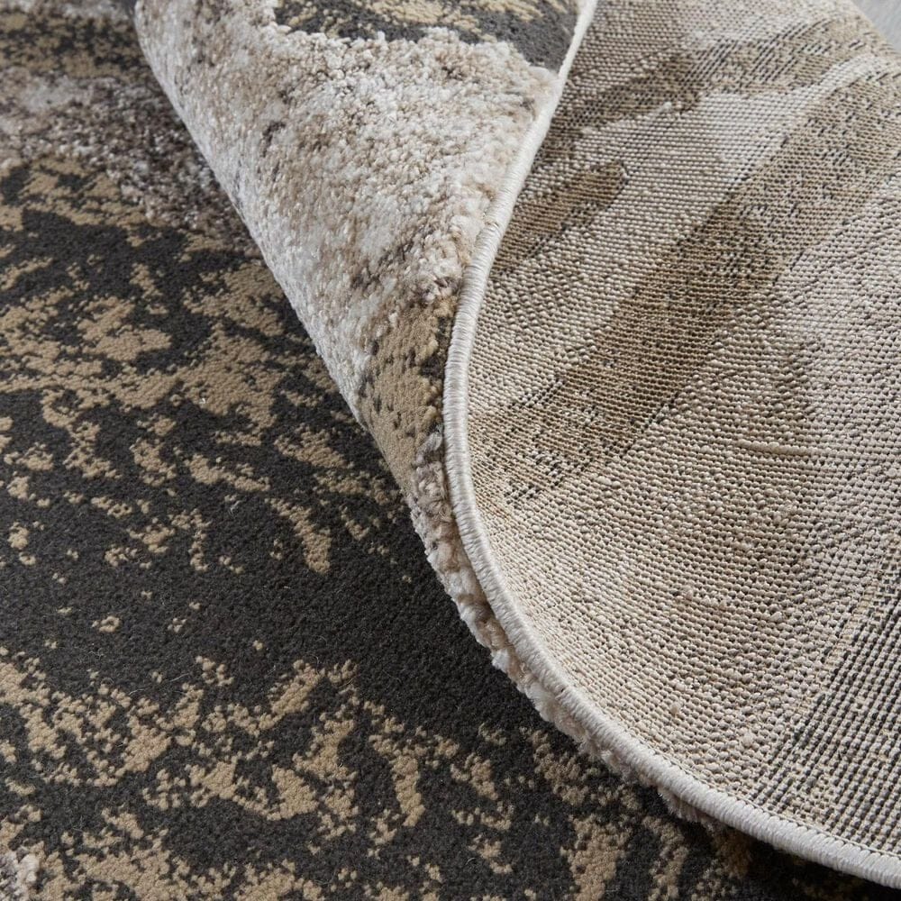 Feizy Vancouver 12&#39; x 15&#39; Charcoal and Beige Area Rug, , large