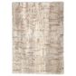 Nourison Dreamy Shag 4" x 6" Ivory and Beige Area Rug, , large