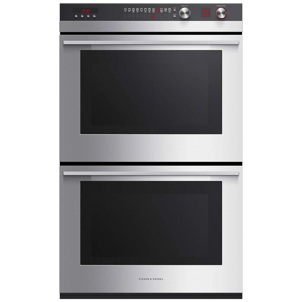 Fisher and Paykel 30 Inch Built-in Double Wall Oven in Brushed Stainless Steel , , large