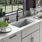 Kohler Cairn Smart Divide 33.5" Undermount Double-Bowl Kitchen Sink in Matte Grey, , large