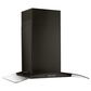Whirlpool 36" Concave Glass Wall Mount Range Hood in Black Stainless Steel, , large