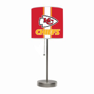 Imperial International Kansas City Chiefs Chrome Table Lamp, , large