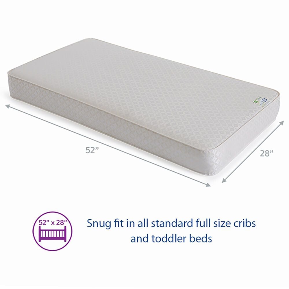 Kolcraft Sealy Baby Posturepedic Grow 2-Stage Crib Luxor Mattress, , large