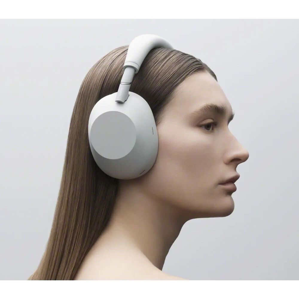 Sony Best Wireless Noise Canceling Over-Ear Headphones in Platinum Silver, , large
