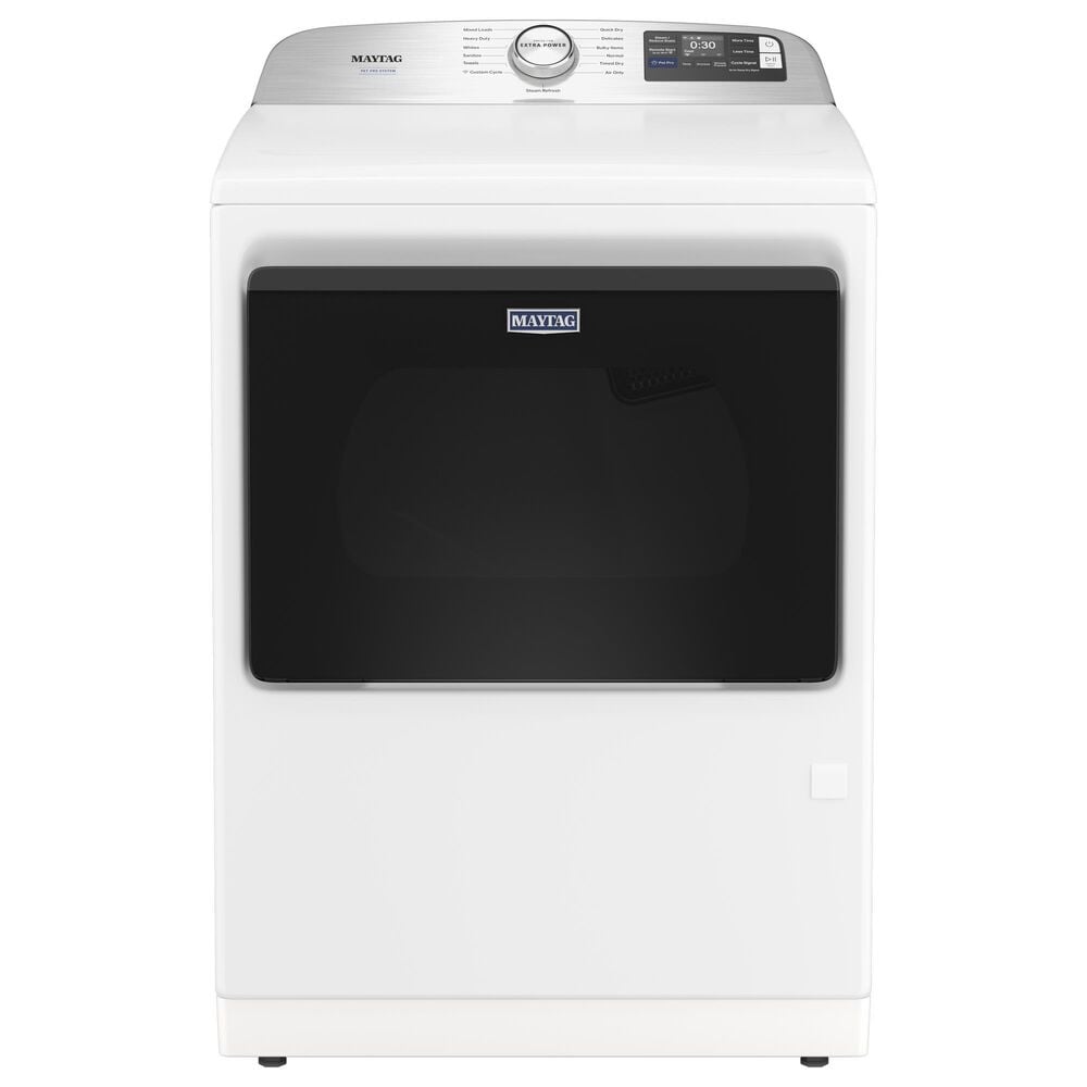 Maytag 5.3 Cu. Ft. Smart Pet Pro Top Load Impeller Washer and 7.4 Cu. Ft. Gas Smart Top Load Dryer Laundry Pair in White, , large