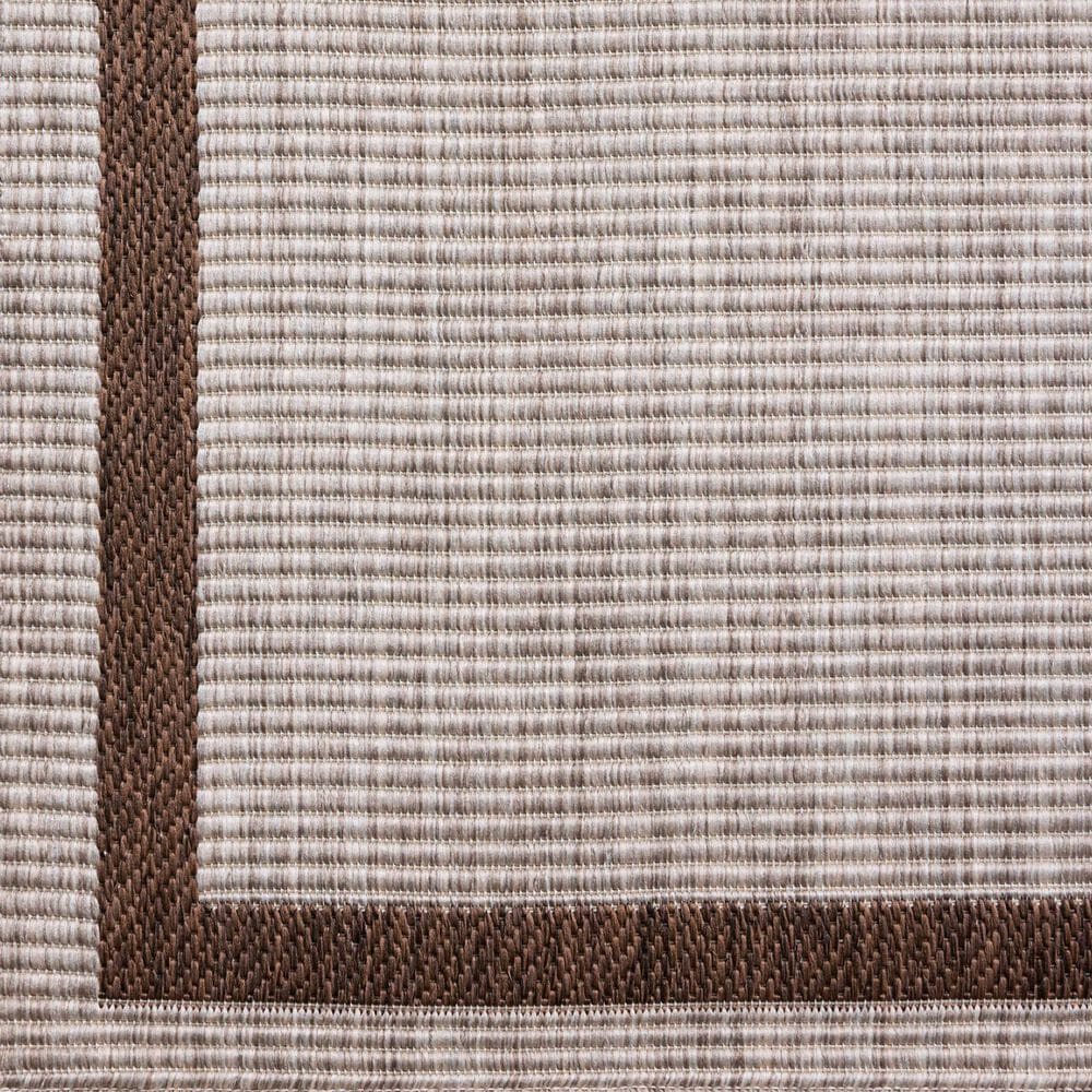 Loloi Easton Dove and Coffee 2&#39;3&quot; x 3&#39;9&quot; Indoor/Outdoor Area Rug, , large