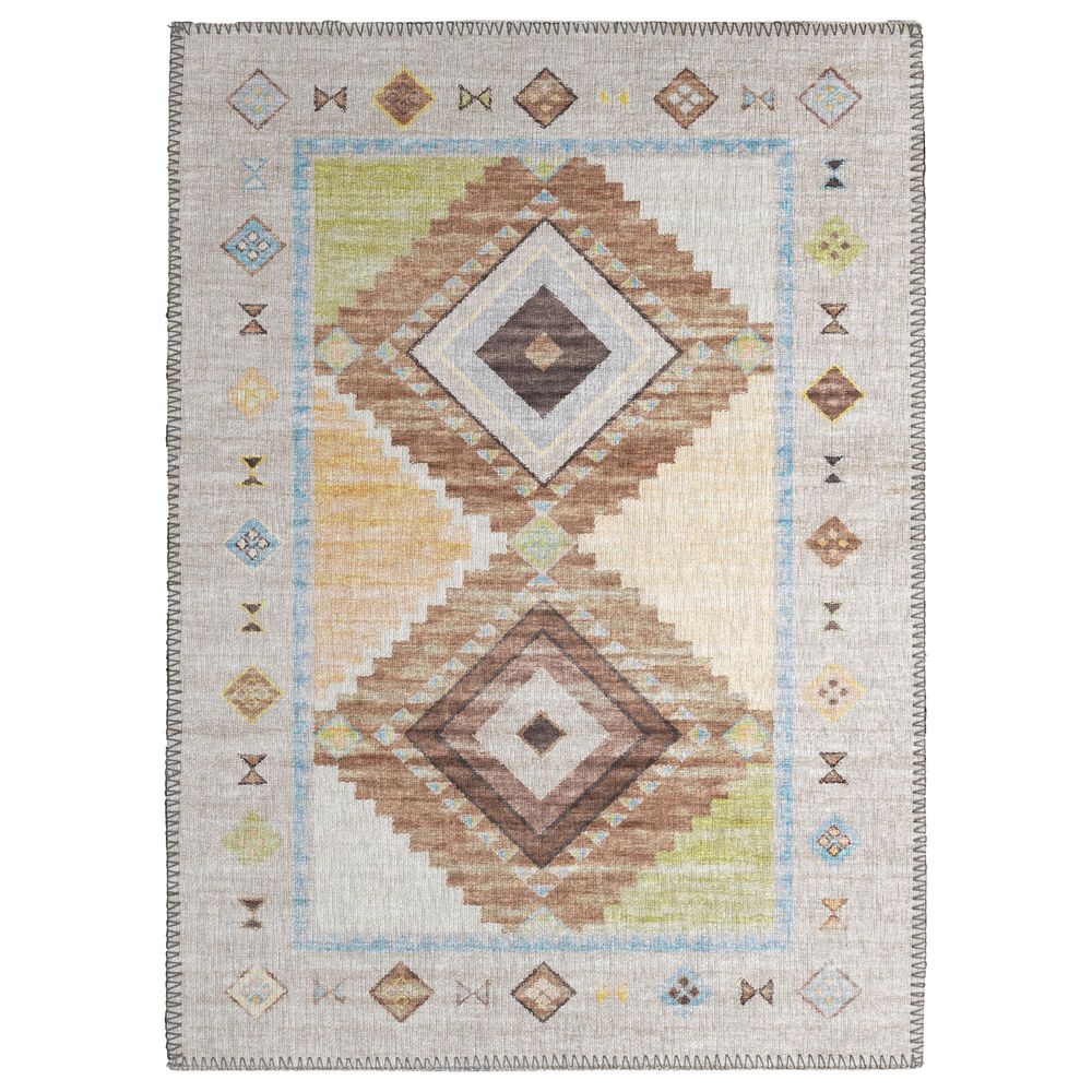 Dalyn Rug Company Phoenix 2"6" x 3"10" Taupe Indoor/Outdoor Area Rug, , large