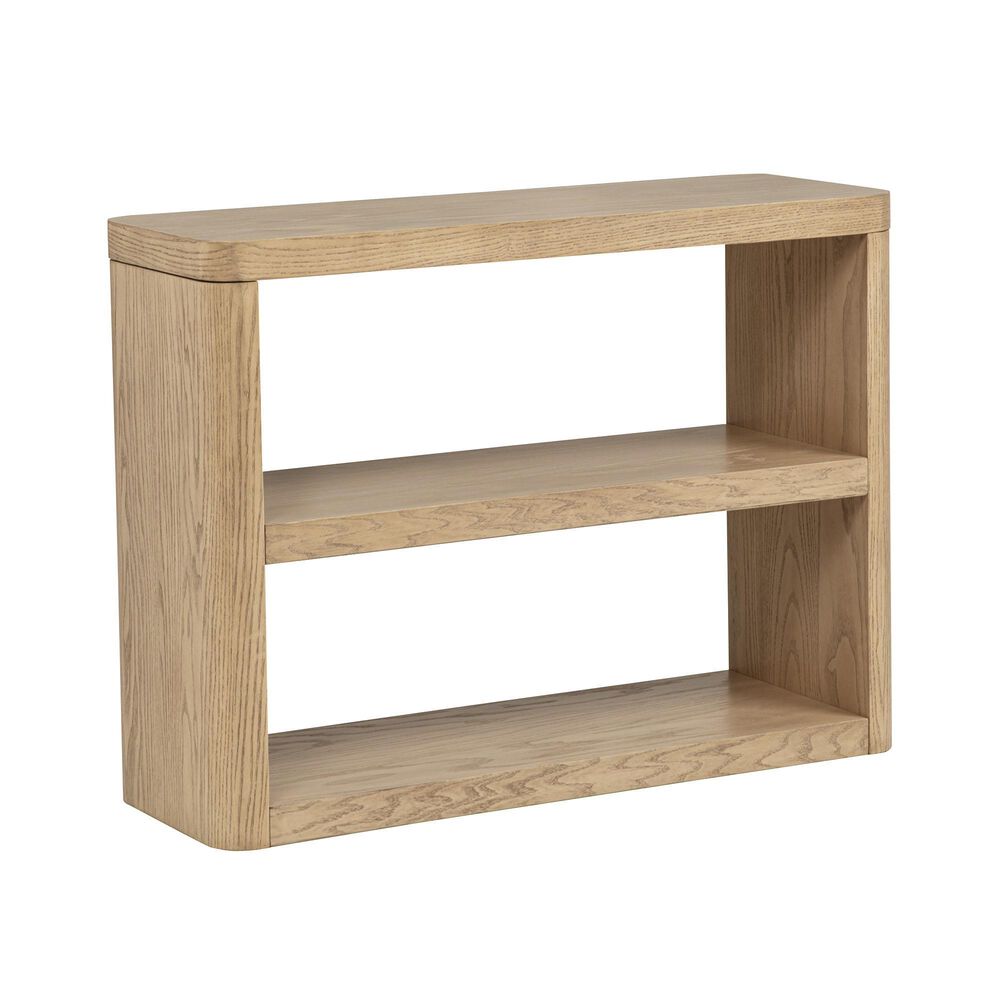 Linon Home Decor Noah Console Table in Natural, , large