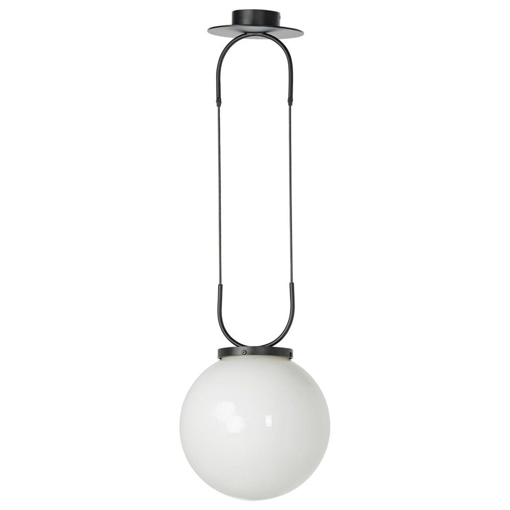 Four Hands Kincaid 1-Light Pendant in Matte Black, , large