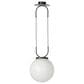 Four Hands Kincaid 1-Light Pendant in Matte Black, , large