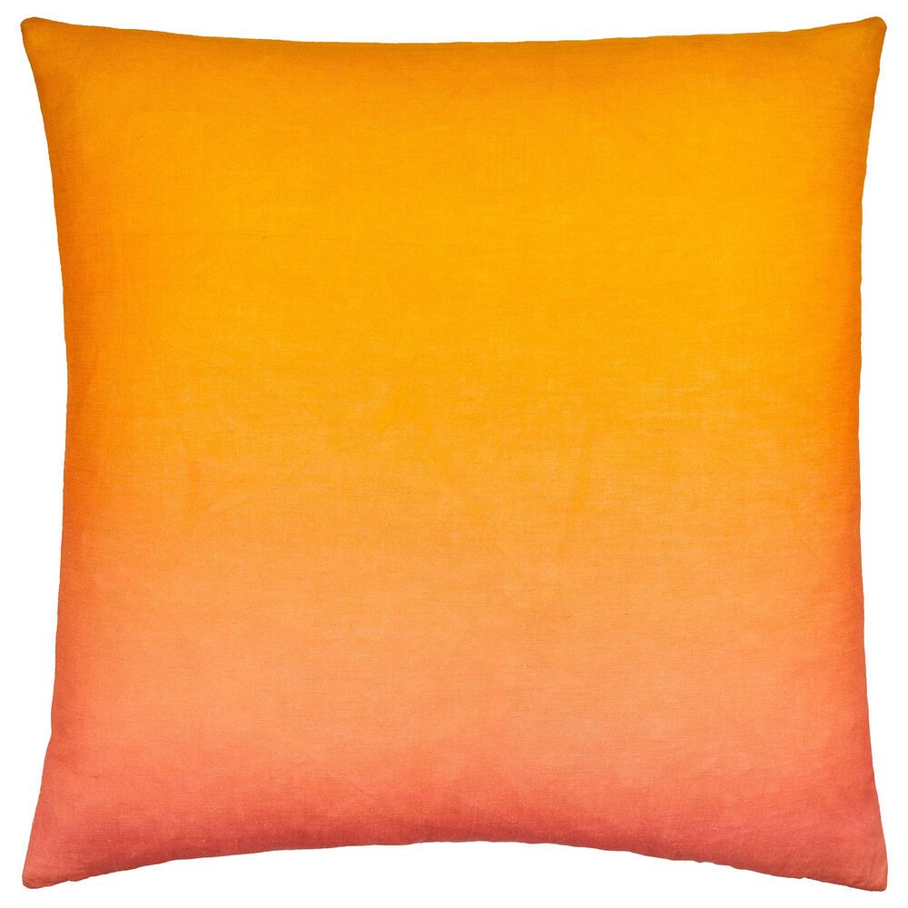 Surya Hyrum 20" Square Throw Pillow in Mustard, Burnt Orange and Coral, , large