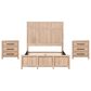 Belle Furnishings Proximity Place Queen Panel Bed with Two Nightstands in Barley Buff, , large