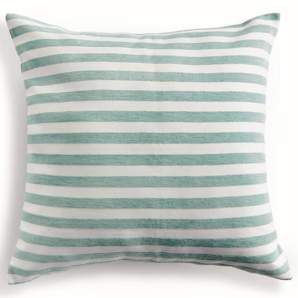 Napa Home and Garden Gideon 24" x 24" Indoor/Outdoor Throw Pillow in Seafoam, , large