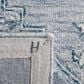 Safavieh Micro-Loop MLP504M 10" x 14" Light Blue and Ivory Area Rug, , large