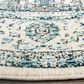 Safavieh Evoke EVK220D 3" Round Gray and Ivory Area Rug, , large