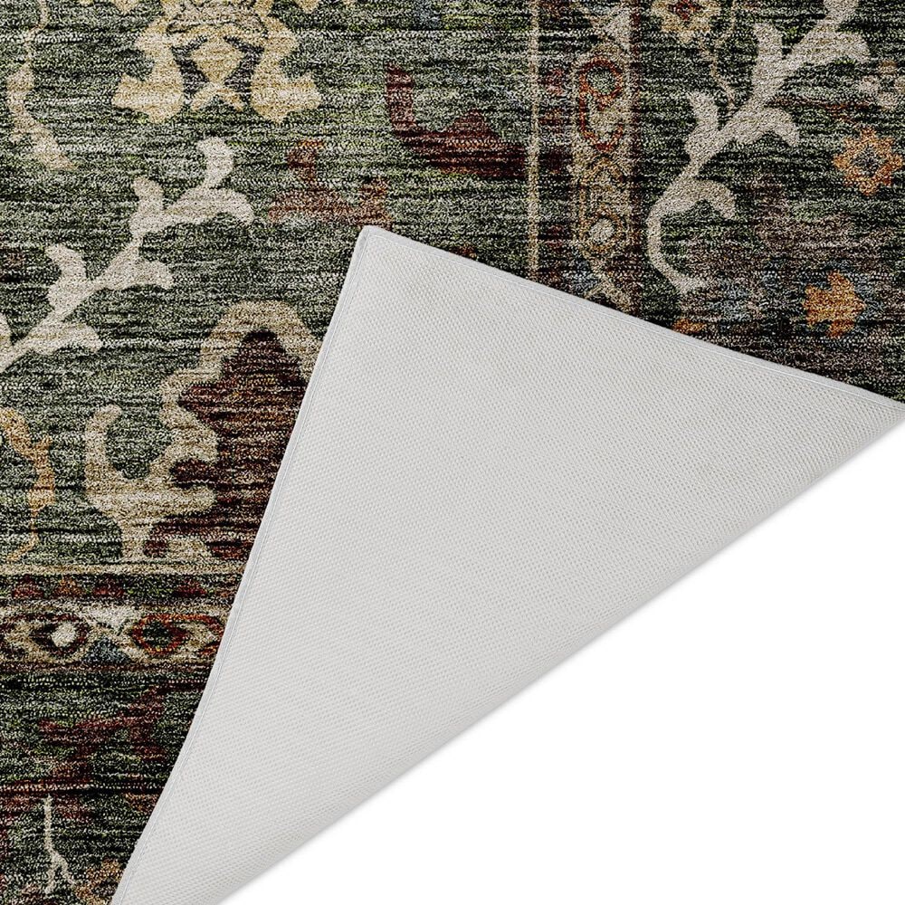 Dalyn Rug Company Silk Road Basil, Chocolate, Ivory, Gold, Copper, Blue and Mocha 9&#39; x 12&#39; Area Rug, , large
