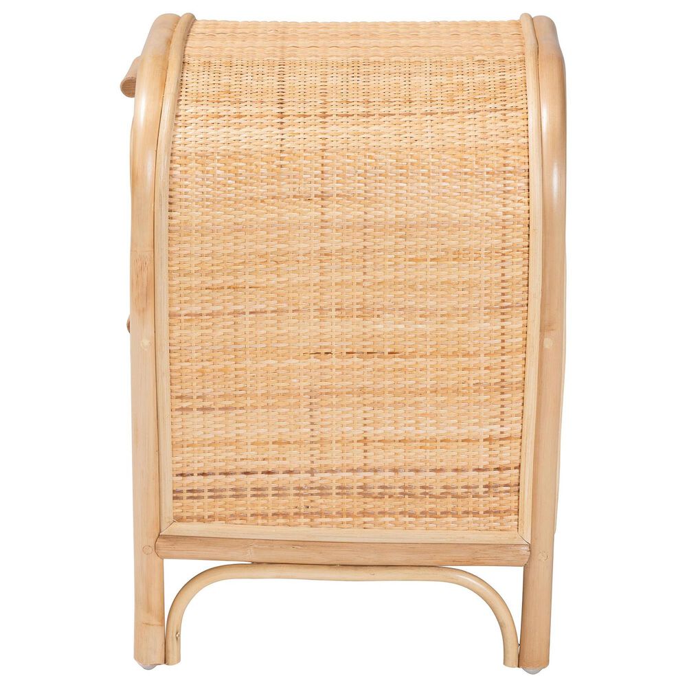 Baxton Studio Adrika 2-Drawer Nightstand in Natural, , large