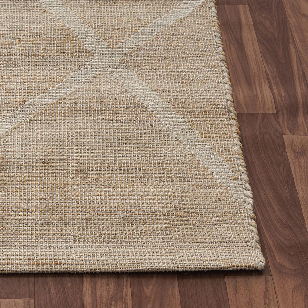 L&amp;R Resources Willow White 10&#39; x 14&#39; Area Rug, , large
