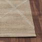 L&R Resources Willow White 10" x 14" Area Rug, , large