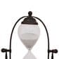 Creative Coop Decorative Metal Hourglass with White Sand in Rust, , large