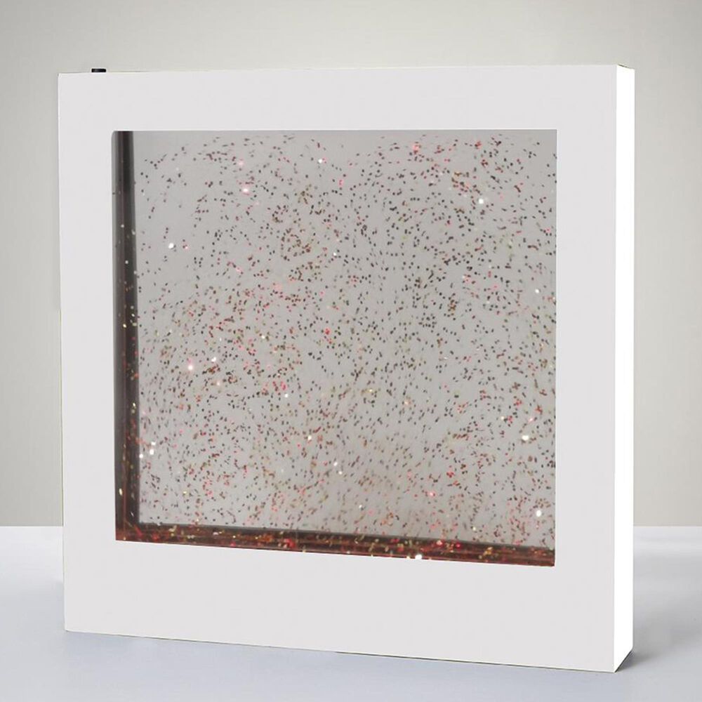 Adesso Glitter Light Box in White, , large