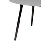 Blue River Kylie 47" Outdoor Round Dining Table in Grey and Dark Eucalyptus, , large