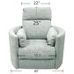 Simeon Collection Radius Power Swivel Glider Recliner in Windstream, , large