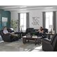 Catnapper Transformer II Leather Rocking Reclining Manual Loveseat in Chocolate, , large