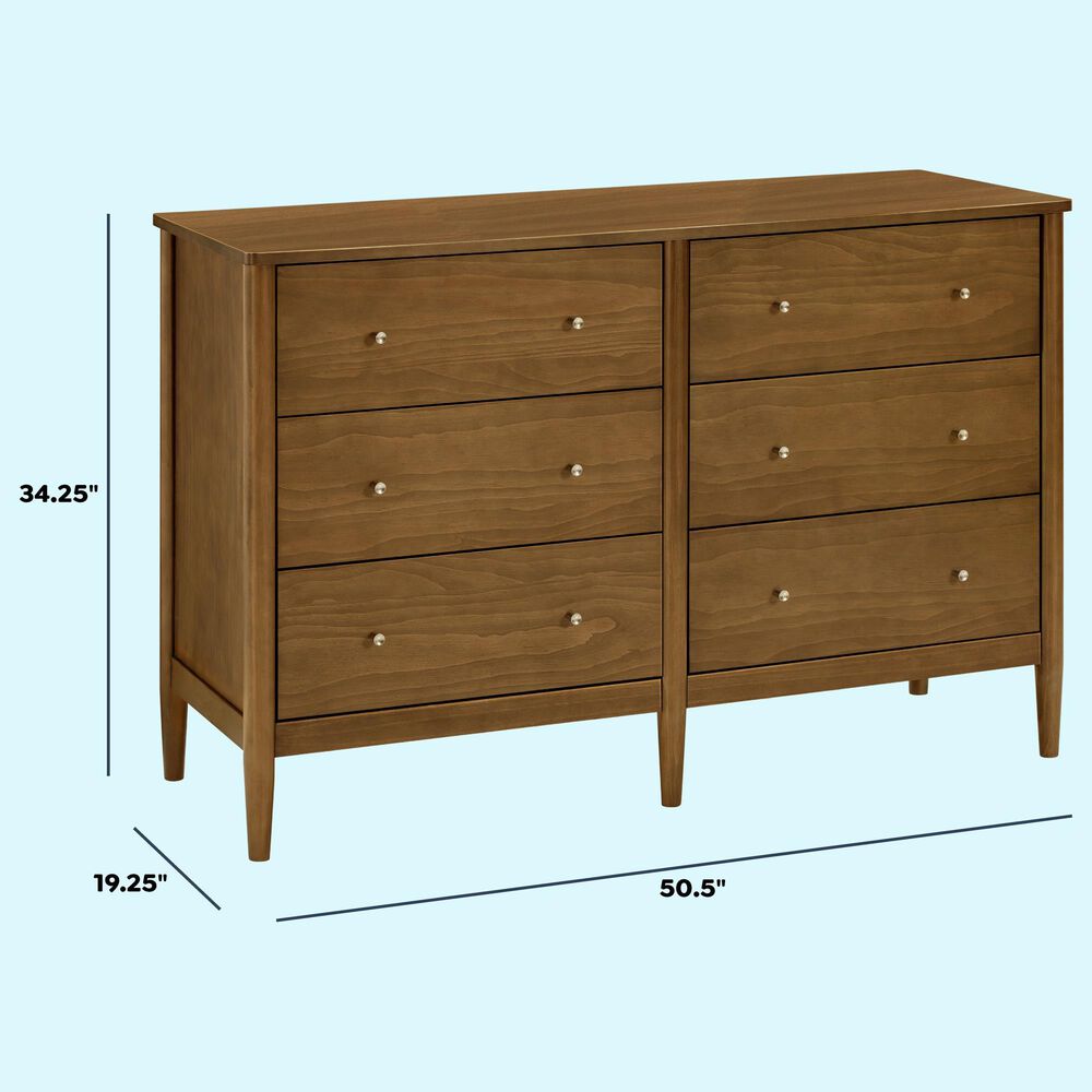 DaVinci Frem 6-Drawer Dresser in Walnut, , large