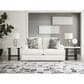 Ashley Karinne Stationary Loveseat in Linen, , large