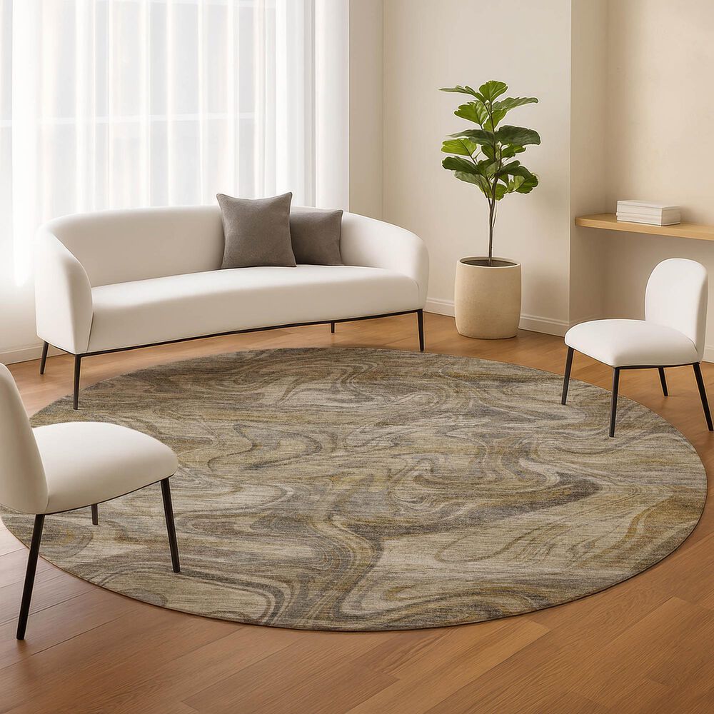 Dalyn Rug Company Nexus NX6 Ivory 8' Round Area Rug, , large