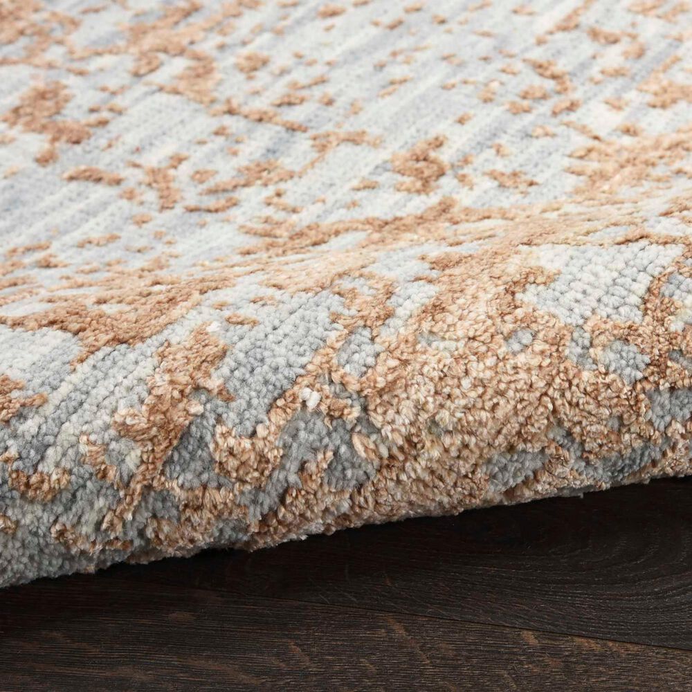 Nourison Luna 2&#39; x 3&#39; Blue and Mocha Area Rug, , large