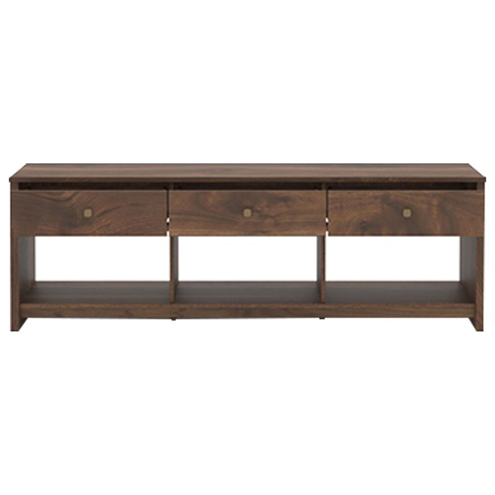 Sauder River Ranch 71&quot; TV Stand in Grand Walnut, , large