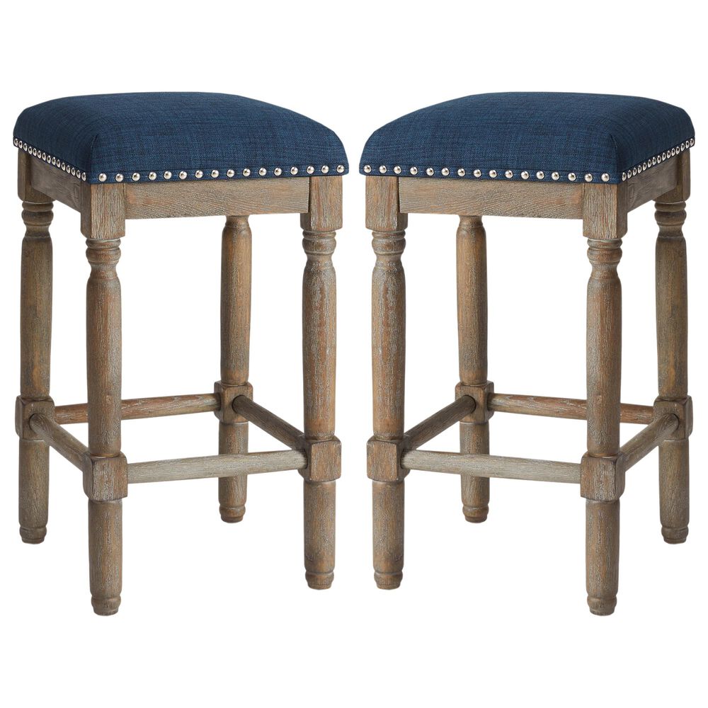 Hampton Park Cirque Stool in Navy (Set of 2), , large