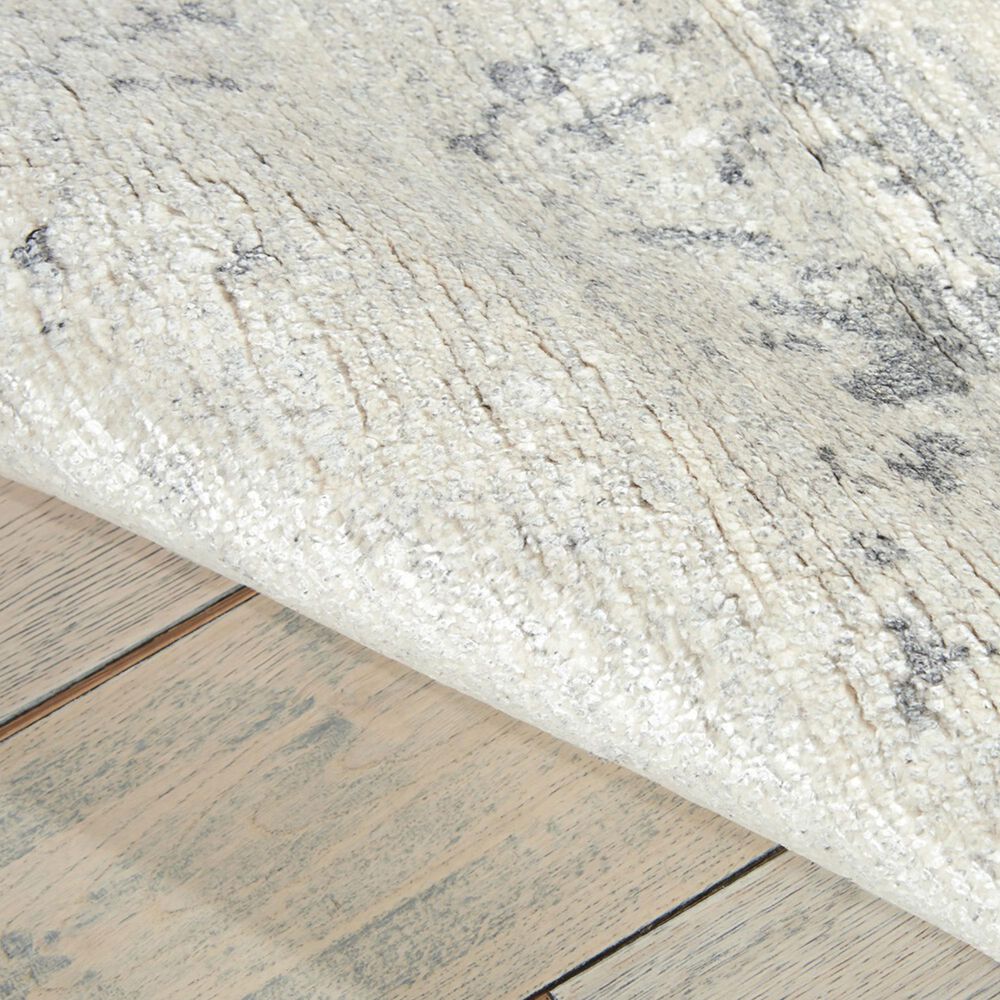 Nourison Silk Shadows 5&#39;6&quot; x 7&#39;5&quot; Sterling Area Rug, , large