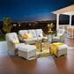 HOMLUX 5-Piece Patio Conversation Set with Two Ottomans in Light Gray, , large