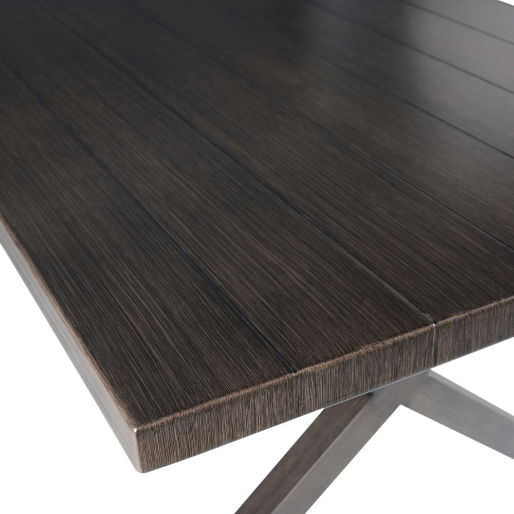 Steve Silver Co. Marina 80&quot; Rectangular Patio Dining Table in Dark Walnut, , large
