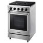 Thor Kitchen 24" Professional Freestanding Liquid Propane Gas Range in Stainless Steel, , large