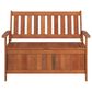 CorLiving Miramar Patio Storage Bench in Brown, , large