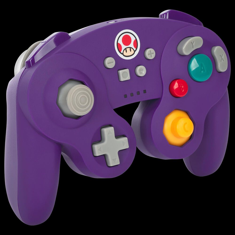 Surge GameCube Style Wireless Controller for Nintendo Switch in Purple Toad, , large