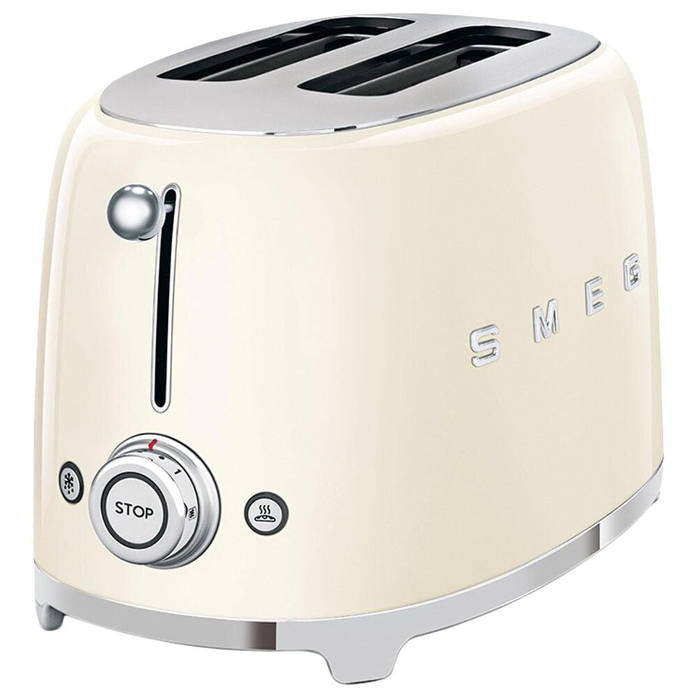 Smeg 50&#39;s Style 2 Slice Toaster In Cream, , large