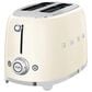Smeg 50"s Style 2 Slice Toaster In Cream, , large
