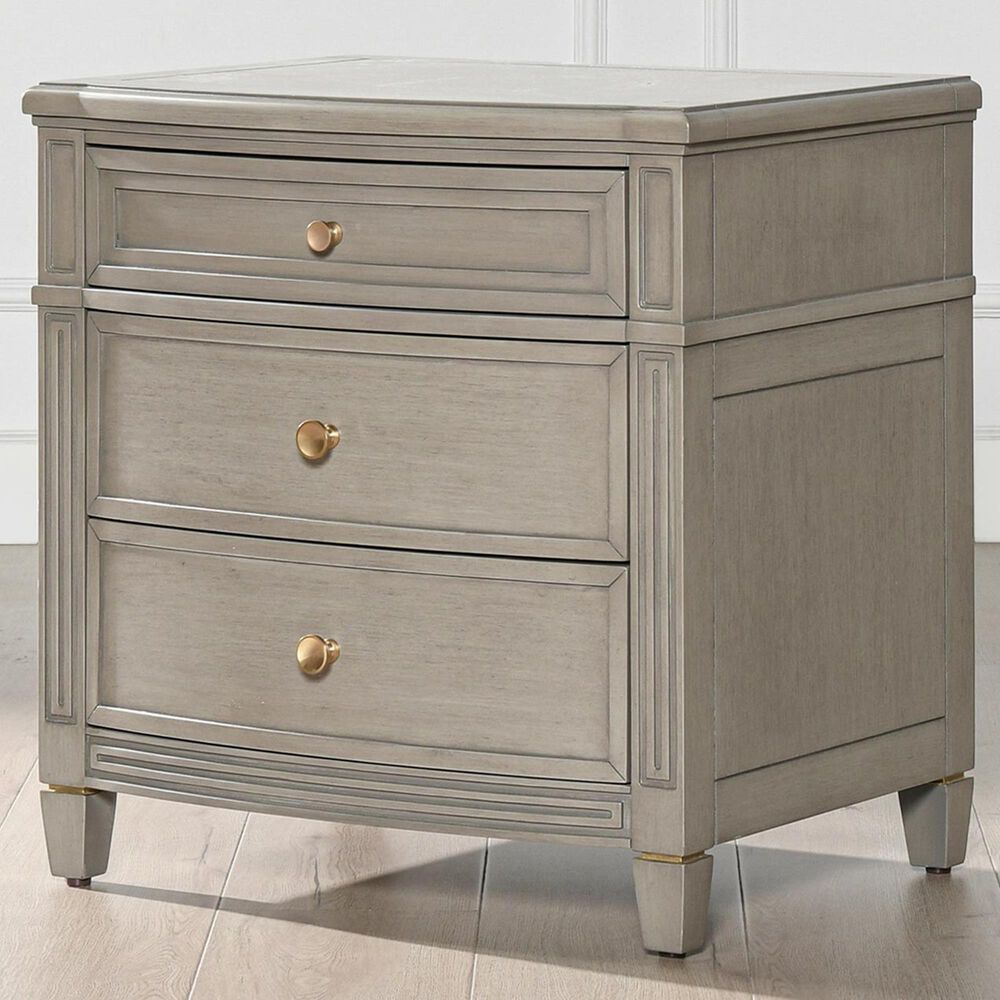 Jennifer Taylor Home Dauphin End Table in Grey Cashmere NFM