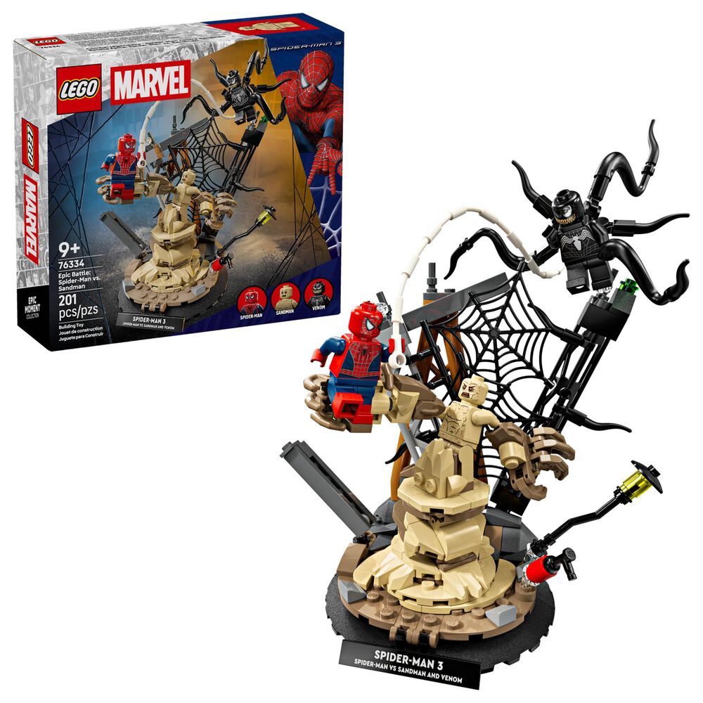 LEGO Marvel Epic Battle - Spider-Man vs. Sandman Building Set, , large