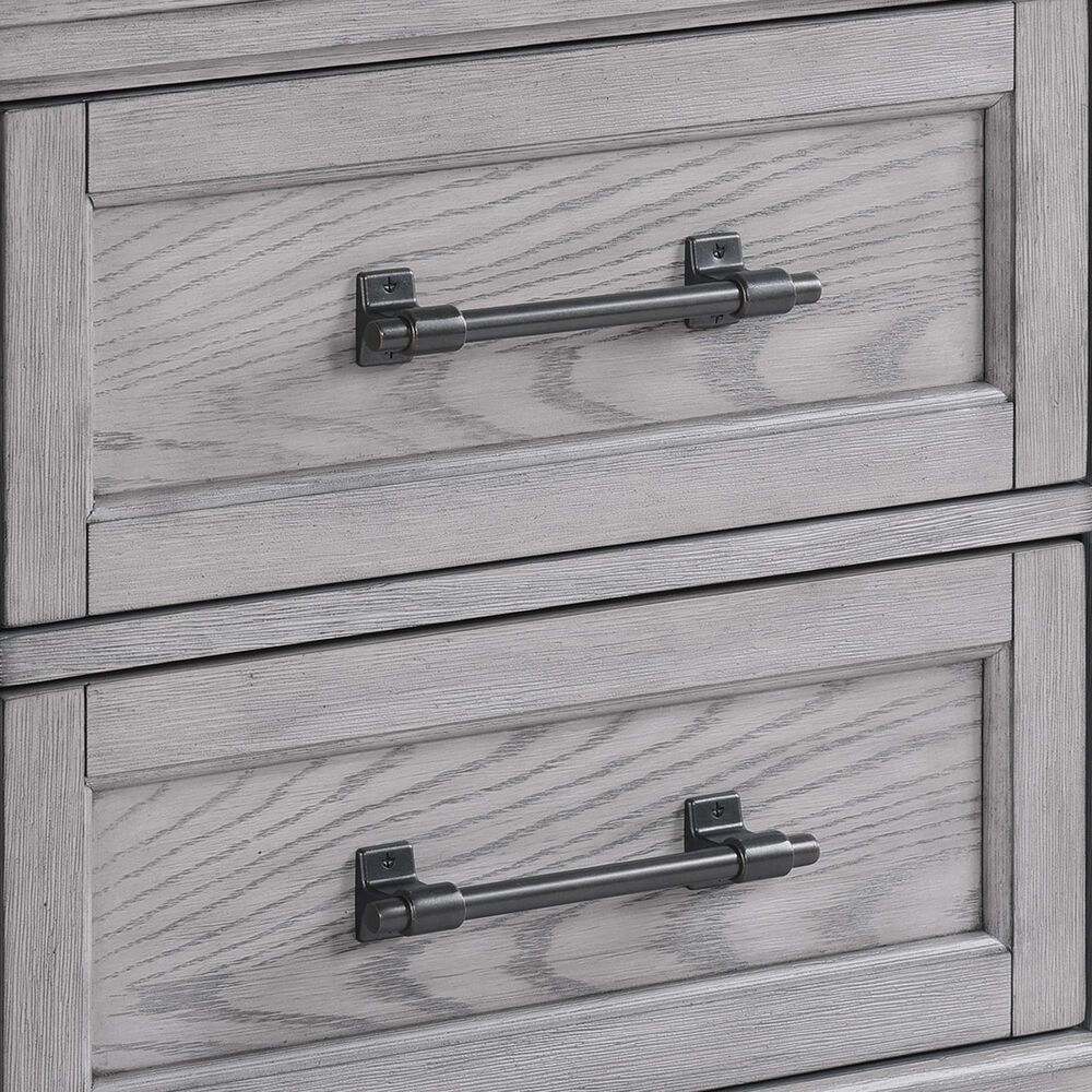 Crown Mark Beckett 2 Drawer Nightstand in Greige, , large
