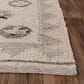 RIZZY Nova 8" x 10" Southwestern Silver and Ivory Area Rug, , large