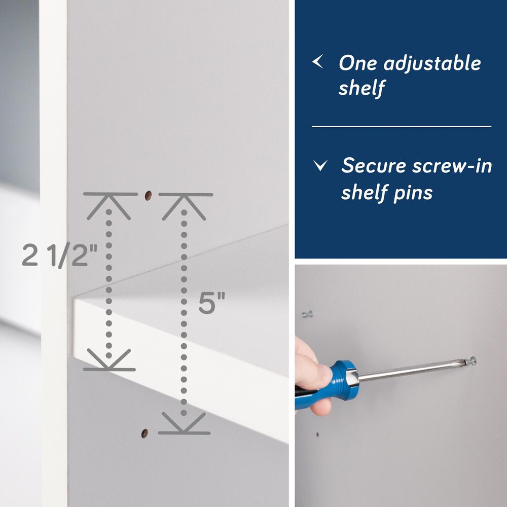 Sauder Wall-Mounted Upper Cabinet &amp; Doors Bundle, , large